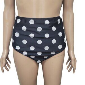 Women's Unbranded Polka-dot Bikini Bottoms.  Size Large.  Excellent Condition...